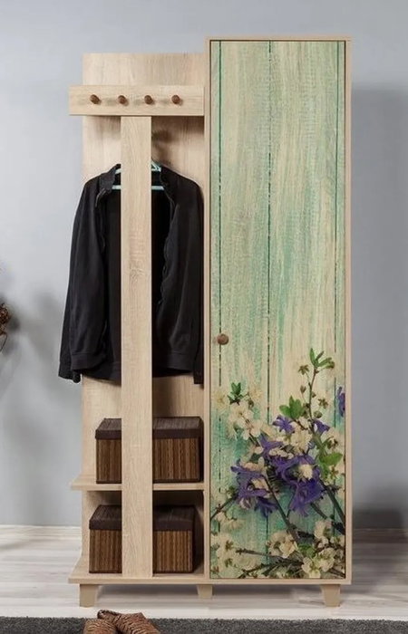 Hanah Home Perchero 90 - 727 Roble Sonoma 90x192 cm